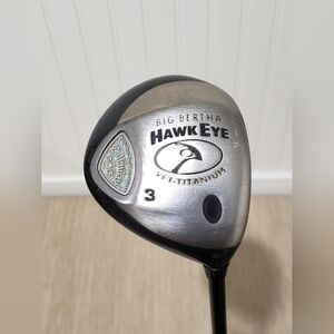 CALLAWAY Big Bertha Hawkeye Titanium 3-Wood Golf Club (45") System 60 Reg Flex